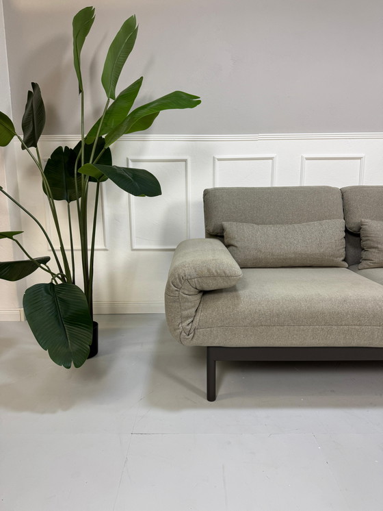 Image 1 of Rolf Benz Plura Stof Grijs Designer Sofa Slaapbank Functie