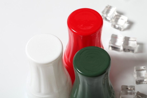 Image 1 of Set di 3 bicchieri Coca-Cola italiani / Bicchieri Coca-Cola tricolore verde, bianco e rosso
