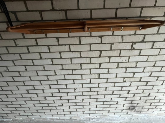 Image 1 of Bruynzeel Küchenregal, Pfannenregal, 1950er Jahre von Piet Zwart.