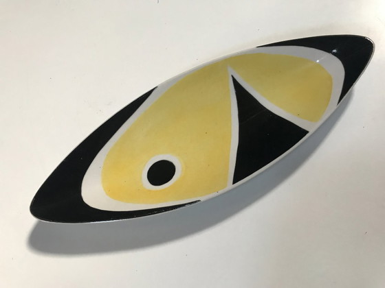 Image 1 of Plat • Vintage Centerpiece • « 9736 » • István Kovács • Zsolnay • 1962