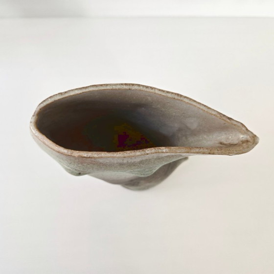 Image 1 of Vintage signed 1960s ceramic vase, female body, 60s, DLG Jean de Lespinasse, 60s