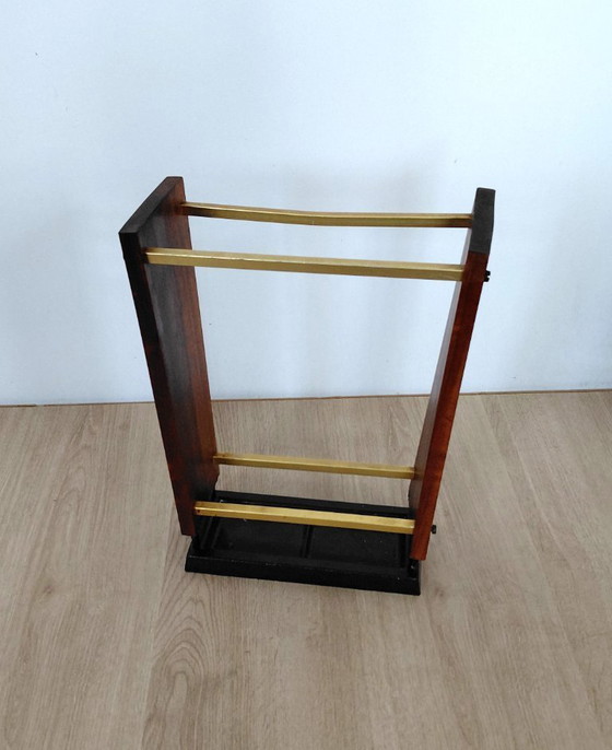 Image 1 of Sixties wall wardrobe with umbrella stand