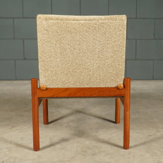 Set da salotto danese – Due poltrone con tavolino – Anni '70 – Textile (photo 11 of 19)