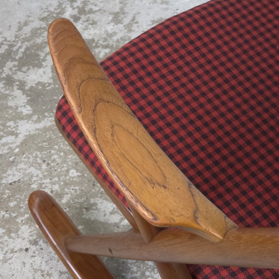 Image 1 of Frank Reenskaug, Bramin Møbler schommelstoel Deens teak 60's