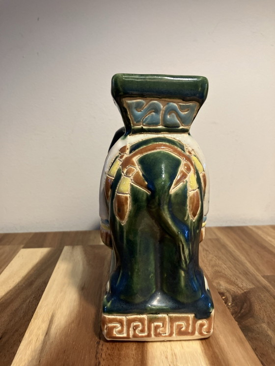 Vintage elephant Plant table / ceramic elephant (photo 4 of 6)