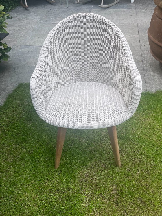 Image 1 of 6 Prachtige Vincent Sheppard terrasstoelen (Old Lace / Teak)