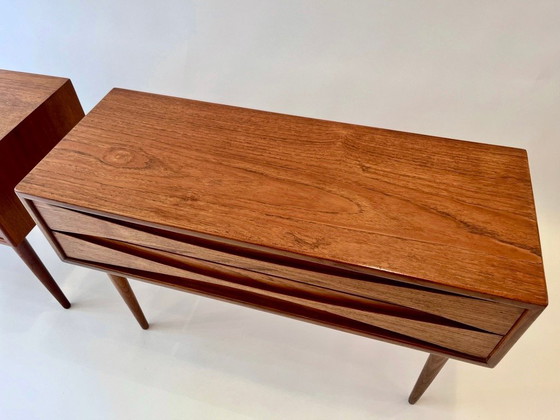 Image 1 of Pair of Large Bedside tables by Niels Clausen