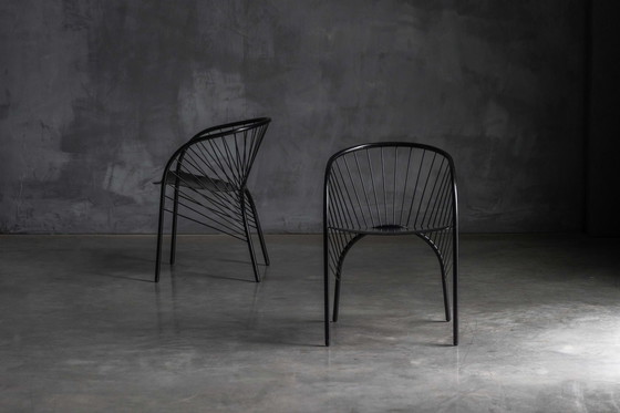 Image 1 of "Lizzie" Chairs by Regis Portier for Paolo Pallucco, Italy, 1980s