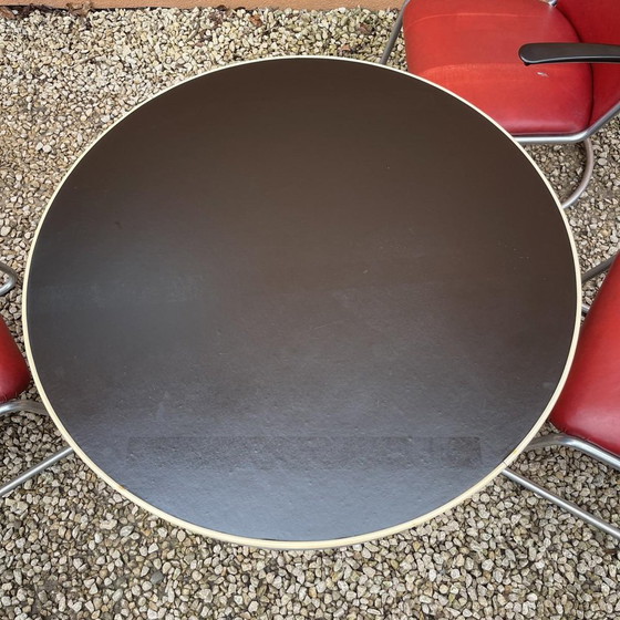 Bauhaus Tisch mit Sesseln in Stahlrohrstruktur von Willem Hendrik Gispen, 1930, 3er Set – Garten-Sets (photo 9 of 19)