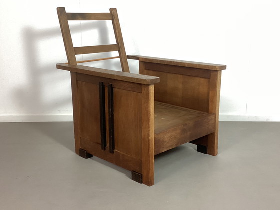 Image 1 of Amsterdamse School Fauteuil Reclining Easy Chair