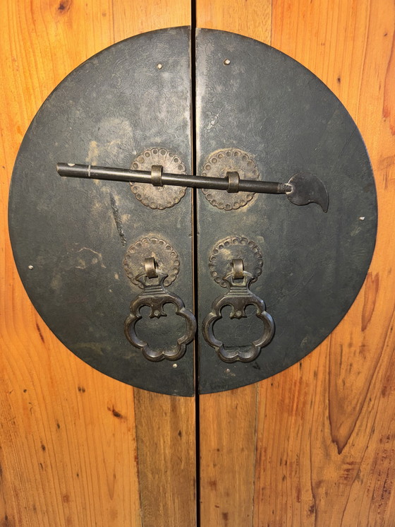 Image 1 of Antique Chinese cabinet 2 doors/2 drawers