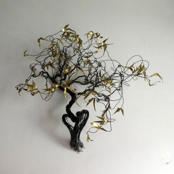 Brass Wall Sculpture by Daniel D'Haeseleer, 1970s (photo 6 of 11)