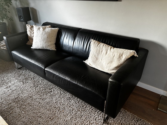 Image 1 of 2x Artifort Mare Sofas, 2,5-Sitzer und 2-Sitzer in Leder