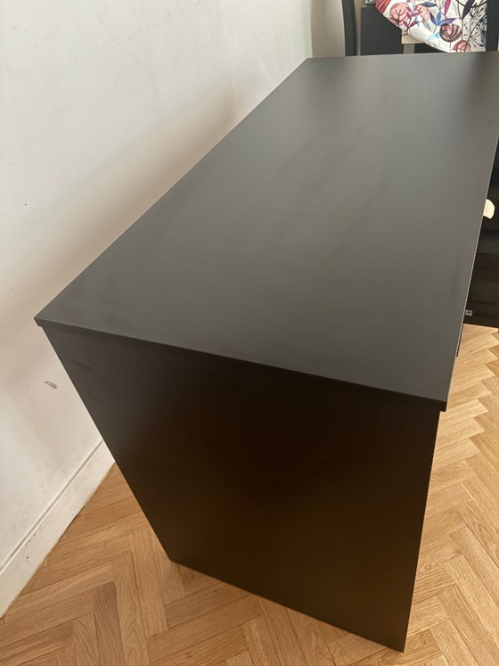 Desk with Matte Black Finish – Brass (photo 3 of 5)