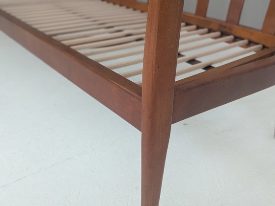Image 1 of Wilhelm Knoll Mid Century Kersenhouten Sofa, Duitsland, 1960