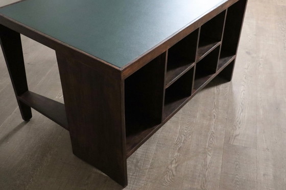 Image 1 of Pierre Jeanneret Pigeonhole Desk PJ-BU-02-A, India 1950s