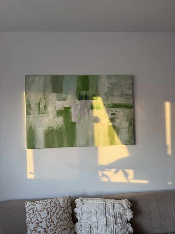 Image 1 of Abstract acrylic painting