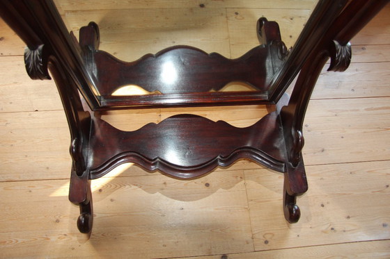 Image 1 of Gran espejo de pie (estilo victoriano) retro fa Eichholtz corte facetado