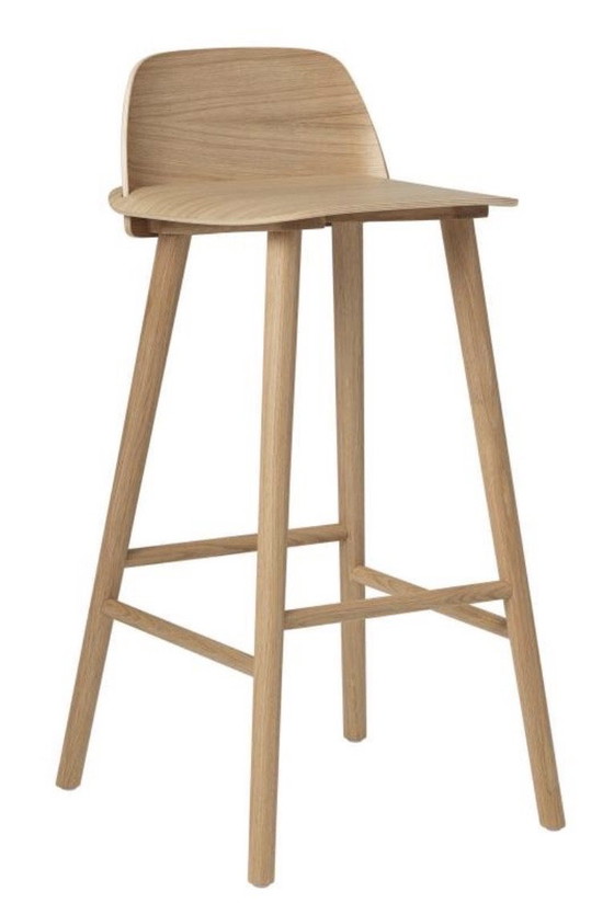 Image 1 of 2x sgabelli da bar nerd muuto 75cm