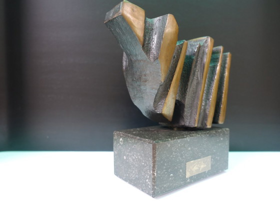 Rien Goené, Abstract Bull In Bronze – Sculpture (photo 2 of 8)