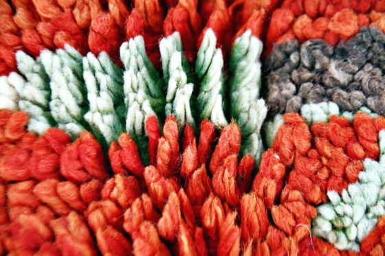 Image 1 of Rood Vintage Marokkaans Boujaad Vloerkleed - 315 x 192 cm