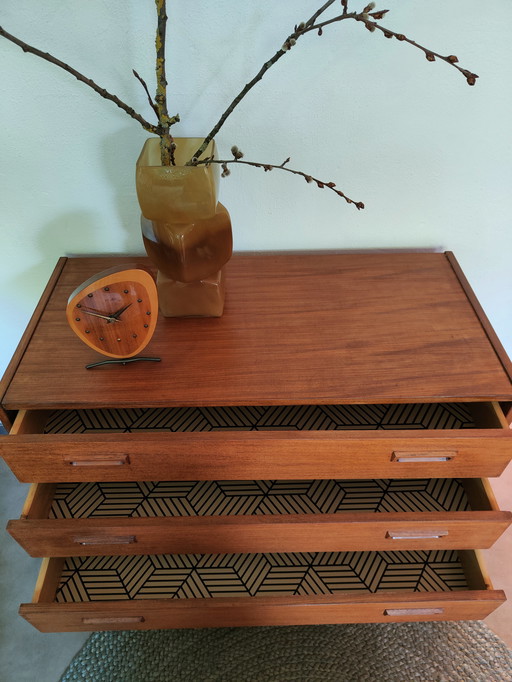 MidCentury ladekast teak