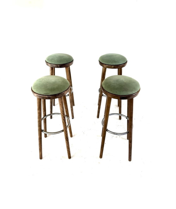 Image 1 of 4 sgabelli da bar vintage, Spahn Stadtlohn '60