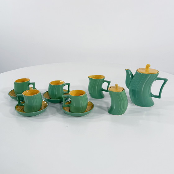 Image 1 of Service à thé en céramique par Massimo Iosa Ghini pour Naj Oleari, années 1980