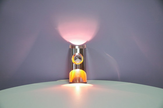 Image 1 of lampada da parete vintage cromata