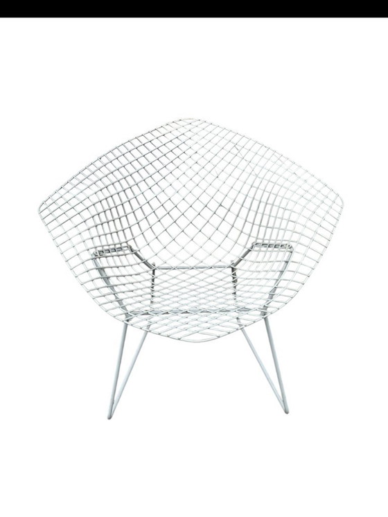 Image 1 of Setje van 2 Diamond stoelen van Harry Bertoia voor Knoll
