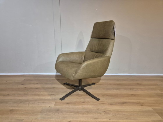 Image 1 of Modello da esposizione Montel Rolf Recliner regolabile - Olive - Pelle