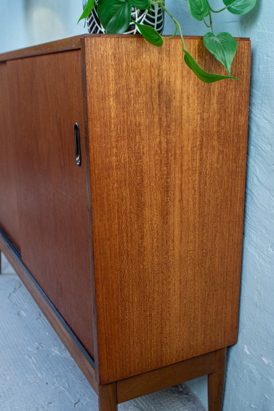 Image 1 of Vintage teak chest of drawers sideboard mid century 60s Danish
