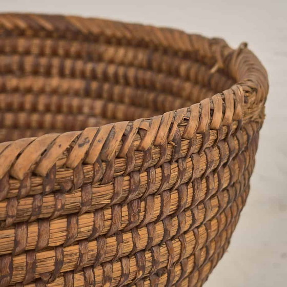 Cesta de mimbre antigua (c.1930), Objetos decorativos, Marrón, Rustic (foto 12 de 12)