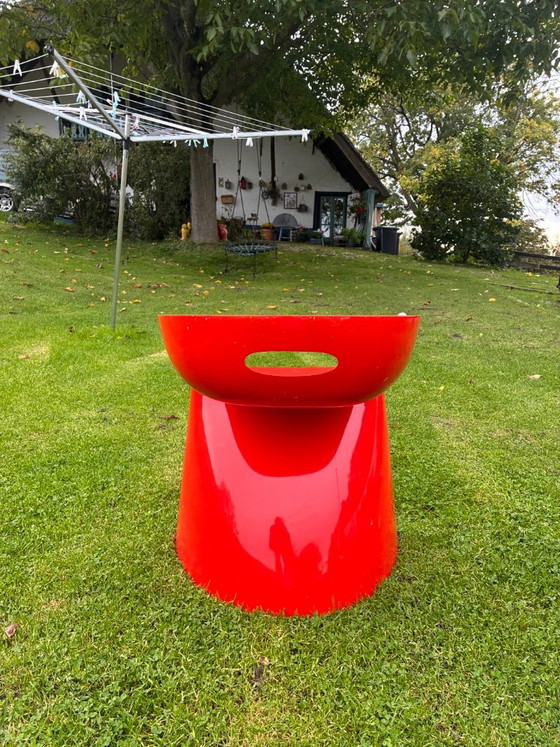 Sedia di design Winfried Staeb Form+Life collections, Sedie da camera, Plastica, Rosso (foto 4 di 14)