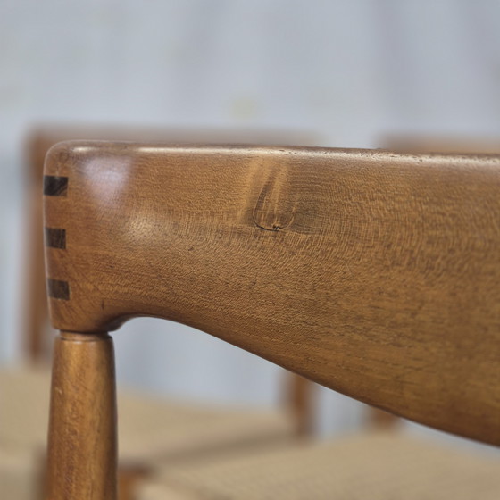 Image 1 of H.W. Klein, sedie danesi vintage Bramin, nuove in corda di carta