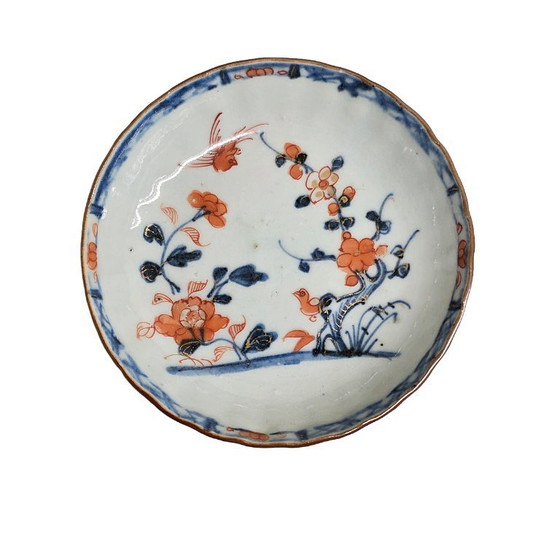 Image 1 of Chinese Imari porcelain cappuccino saucers, 18th century