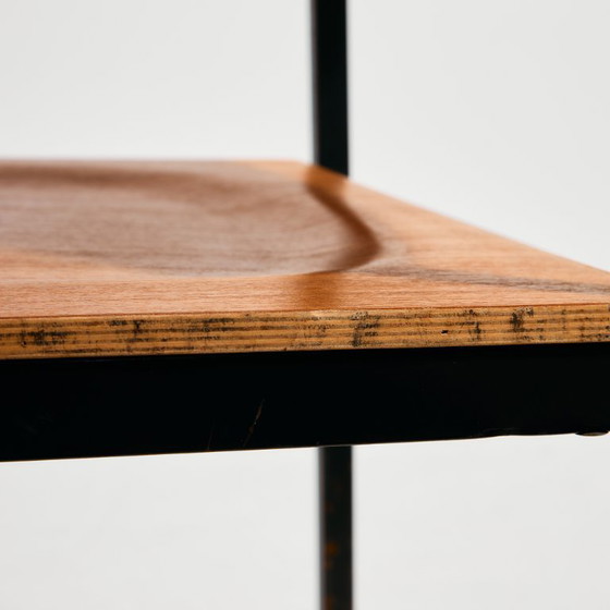 Image 1 of MK11372 Chaise en teck sur base métallique