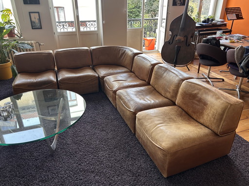 De Sede DS15 modulares Sofa natur Schweiz 1970
