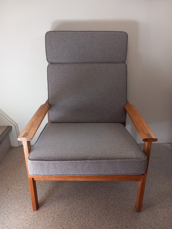 Image 1 of Illum Wikkelsø Capella vintage design fauteuil voor Niels Eilersen 60's 