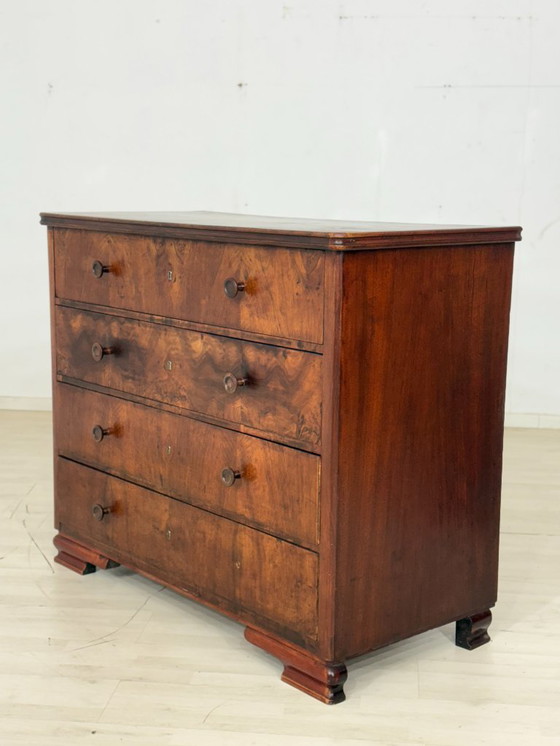 Image 1 of Commode Biedermeier, meuble de toilette, armoire, meuble de salon, antiquité, vers 1900