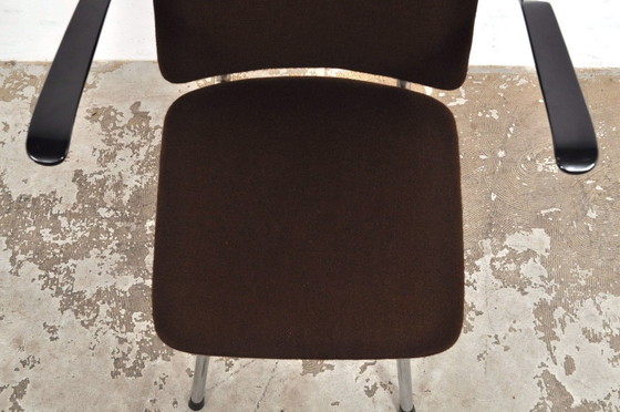 Image 1 of Vintage buisframe stoelen met bakelieten armleuningen, set van 4