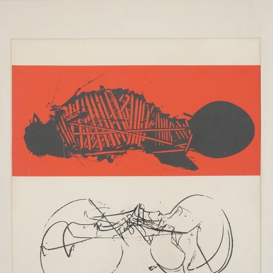 Image 1 of Emilio Scanavino, serigrafía, prueba de artista, 1969