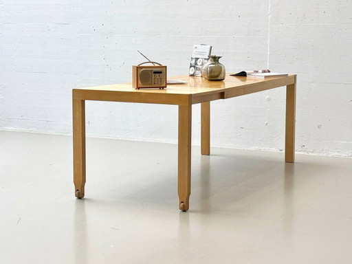 Table de salle à manger avec extrémités extensibles d'Italie années 1970