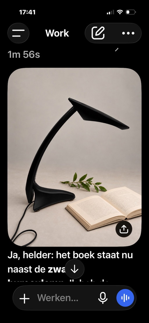 Space Age / Memphis Style Bureaulamp – Vintage Massive (Art. 83191)