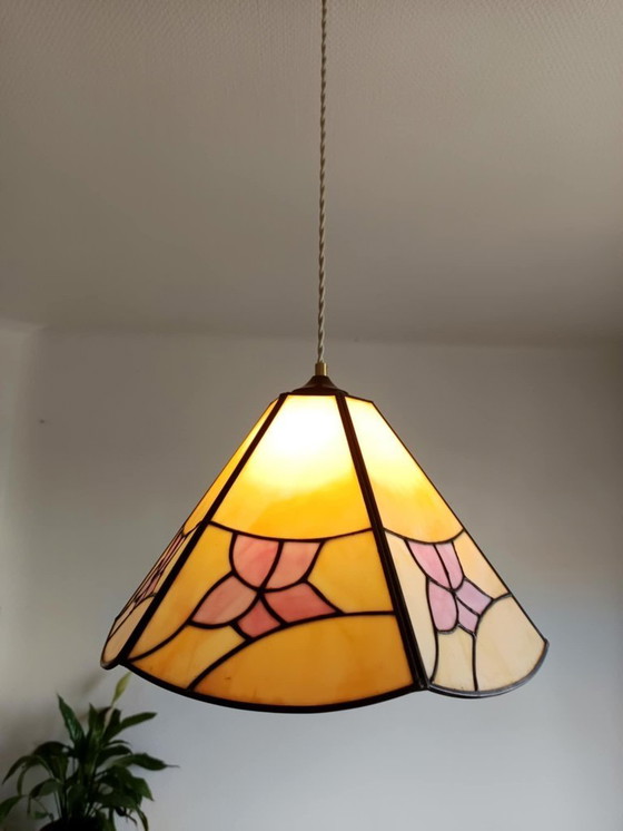 Image 1 of Lampadario art déco stile Tiffany 1940
