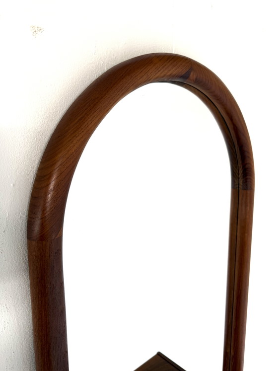 Image 1 of Miroir vintage en teck, Vildbjerg møbelfabrik '60