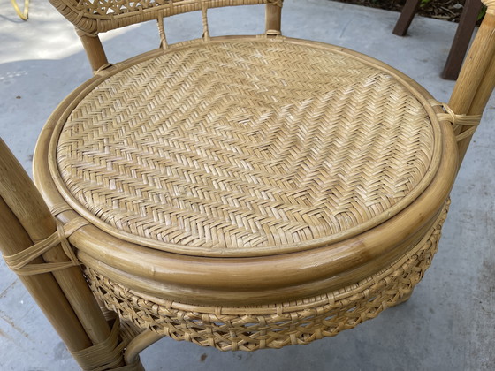 Image 1 of Vintage webbing chair - Boho style