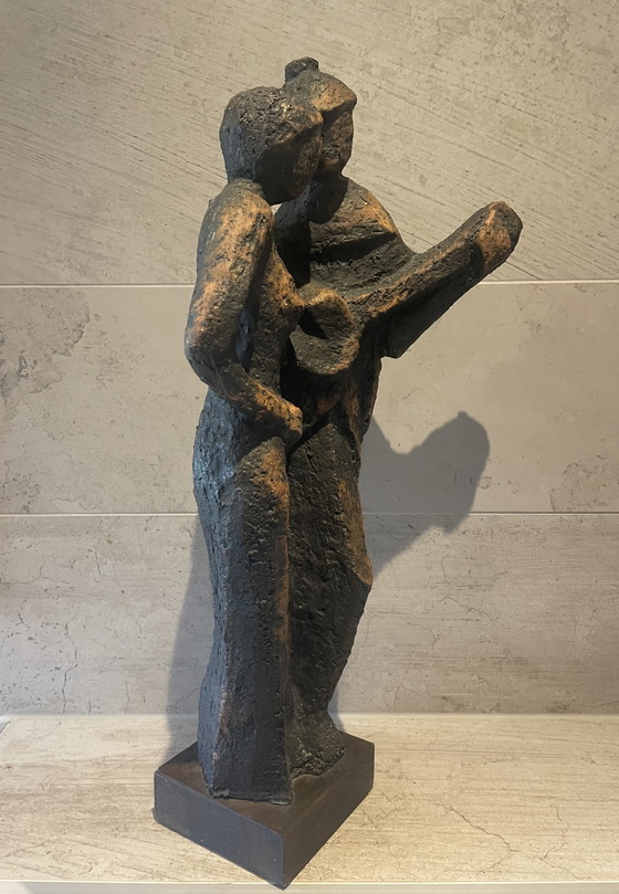 Image 1 of Abstrakte Skulptur von Hermann Hofmann aus Schamotte