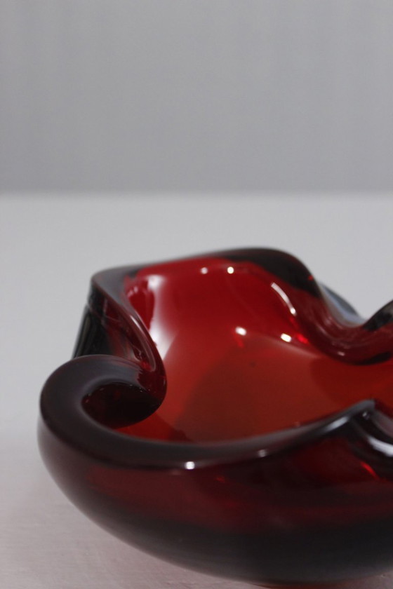 Image 1 of Vintage Murano glazen zaklepel, Toso Barovier-stijl, Italië, jaren 70