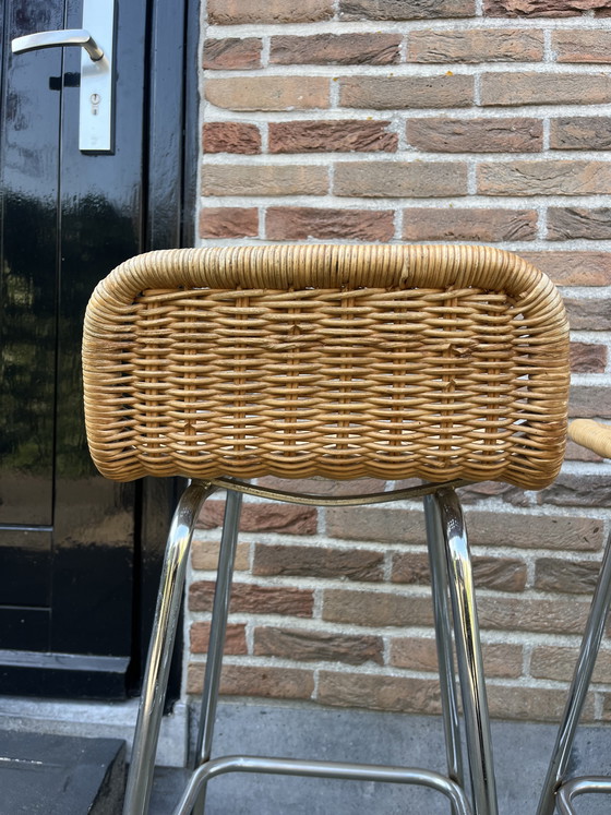 Image 1 of Krukken Rohe Noordwolde Diek van Sliedregt barkruk Rotan 